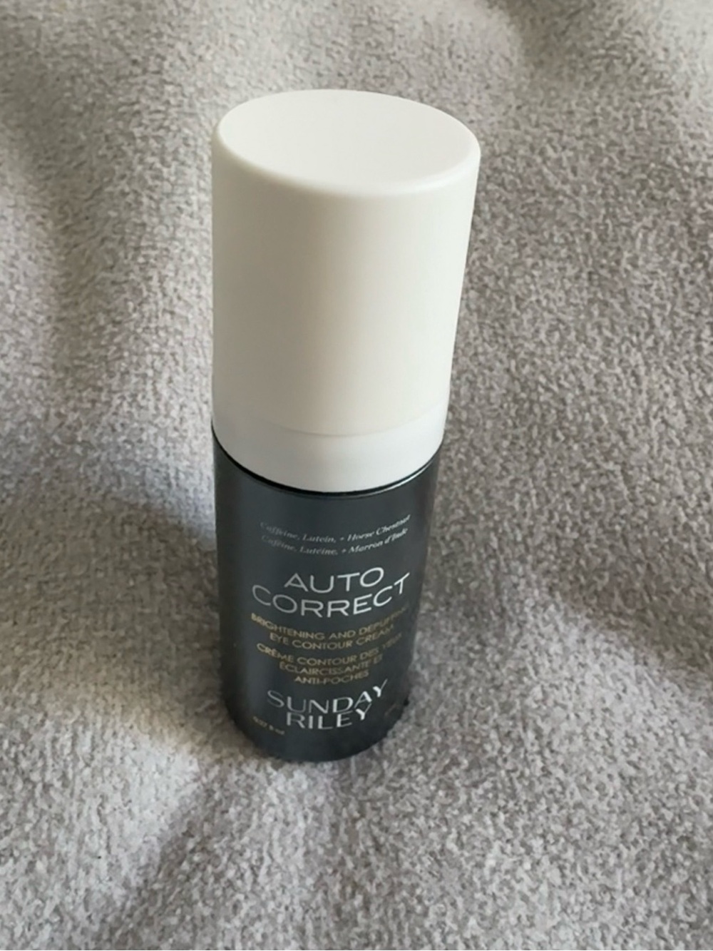 Sunday Riley Auto Correct Brightening And Depuffing Eye Contour Cream 8ml New!!